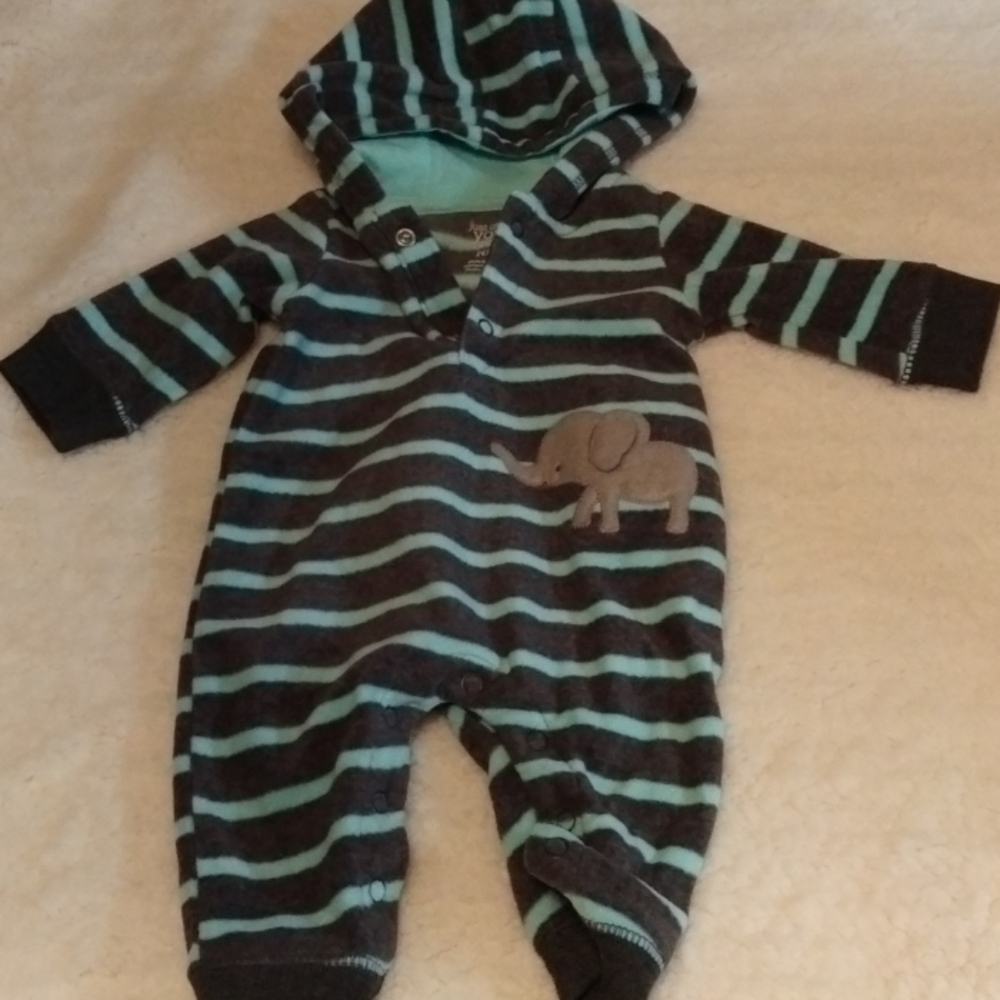Hooded one piece